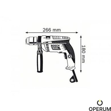 Дриль ударний Bosch GSB 13 RE БЗП 0601217100 0601217100 фото