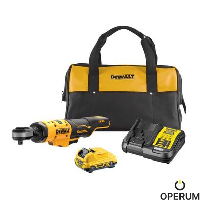 Гайкокрут кутовий - ключ-храповик акумуляторний безщітковий DeWALT DCF503D1