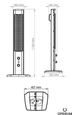 Инфракрасный обогреватель Delfa HI 22232 MICA V MH-2300 фото