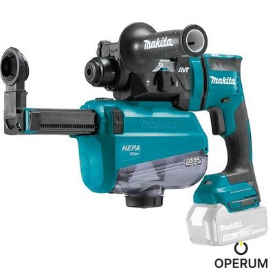 Перфоратор акумуляторний Makita DHR182ZWJ SDS-PLUS LXT з системою видалення пилу (без акумулятора)(DHR182ZWJ) DHR182ZWJ фото