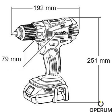 Шуруповерт акумуляторний Makita DDF456RFE3 DDF456RFE3 DDF456RFE3 фото