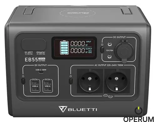 Зарядная станция Bluetti 700W EB55 – OPERUM