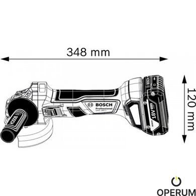 Болгарка акумуляторна BOSCH GWS 180-LI (06019H9025) 06019H9025 фото