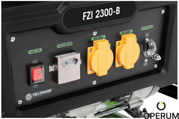 Генератор бензиновий FIELDMANN FZI 2300-B 2.1/2.4 кВт FZI 2300-B фото