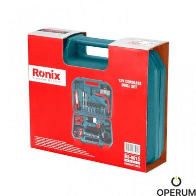 Шуруповерт акумуляторний Ronix RS-8013 (набор)