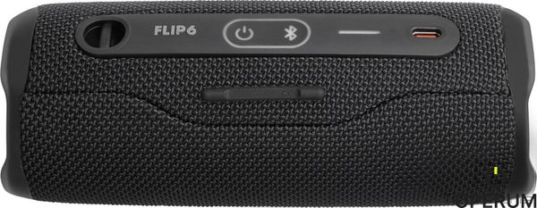 Портативна колонка JBL Flip 6 Black (JBLFLIP6BLKEU) JBLFLIP6BLKEU фото