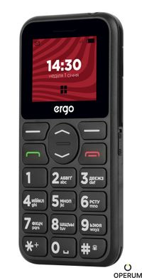 Мобільний телефон ERGO R181 Dual Sim (чорний)