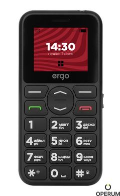 Мобільний телефон ERGO R181 Dual Sim (чорний)