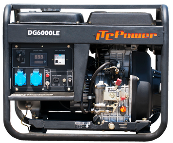 5,5 kW Генератор дизельний ITC Power DG6000LE 5000/5500 W - ES DG6000LE фото