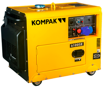 ГЕНЕРАТОР ДИЗЕЛЬНЫЙ KOMPAK K6100SE 5000/5500 W K6100SE фото