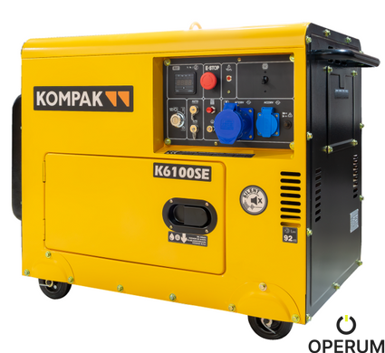 ГЕНЕРАТОР ДИЗЕЛЬНИЙ KOMPAK K6100SE 5000/5500 W K6100SE фото