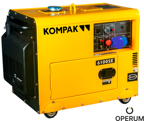 ГЕНЕРАТОР ДИЗЕЛЬНИЙ KOMPAK K6100SE 5000/5500 W K6100SE фото