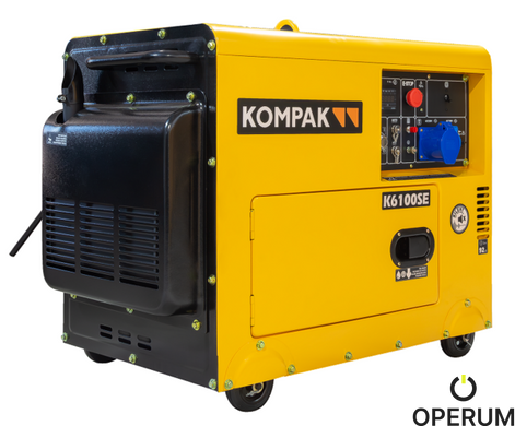 ГЕНЕРАТОР ДИЗЕЛЬНИЙ KOMPAK K6100SE 5000/5500 W K6100SE фото