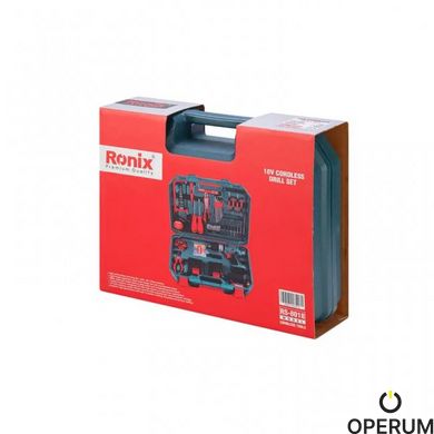 Шуруповерт акумуляторний Ronix RS-8018 (набір)