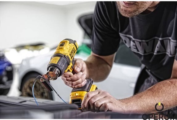 Фен будівельний акумуляторний - DeWALT DCE530N - пістолет гарячого повітря DCE530N фото