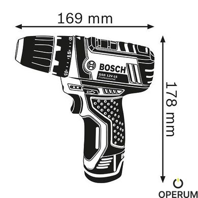 Шуруповерт Bosch GSR 12V-15 + AC (060186810G) 060186810G фото