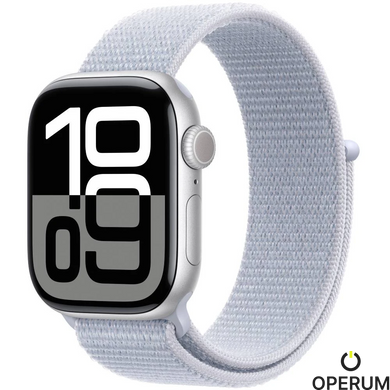 Смарт часы APPLE Watch S10 GPS 42mm Silver Alum Blue Cloud Sp/Loop