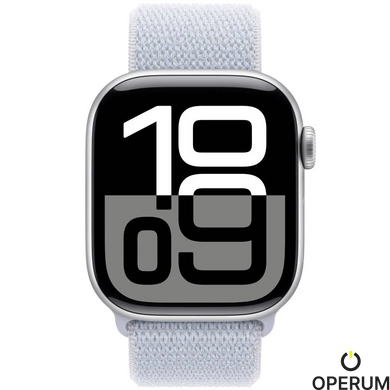 Смарт часы APPLE Watch S10 GPS 42mm Silver Alum Blue Cloud Sp/Loop