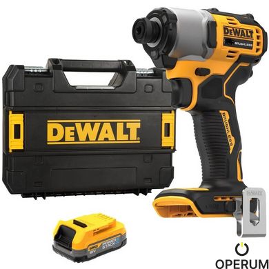 Шурупокрут ударний акумуляторний безщітковий DeWALT DCF840E1T DCF840E1T фото