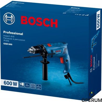 Дриль ударний BOSCH GSB 600 (06011A0320) 06011A0320 фото