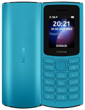 Мобильный телефон NOKIA 105 (cyan) TA-1570