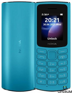 Мобильный телефон NOKIA 105 (cyan) TA-1570