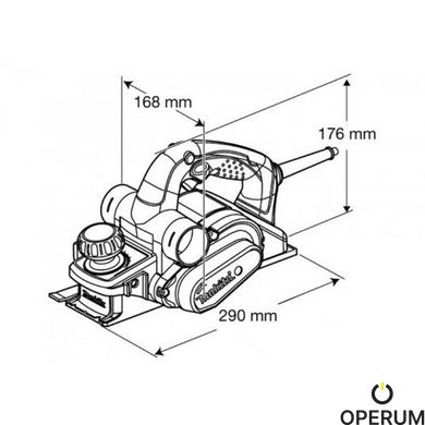 Рубанок Makita KP 0800(KP0800) KP0800 фото