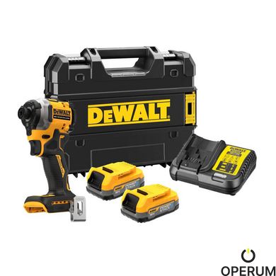 Шуруповерт ударний акумуляторний безщітковий DeWALT DCF850E2T DCF850E2T фото