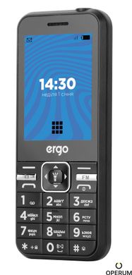 Мобільний телефон ERGO E281 Dual Sim (чорний)