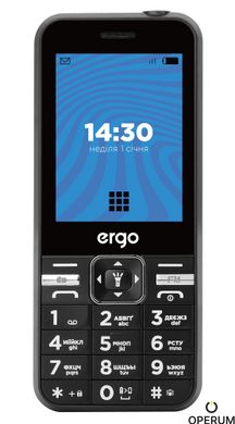 Мобільний телефон ERGO E281 Dual Sim (чорний)