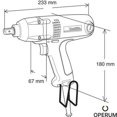 Гайковерт ударный Makita 6953(6953)