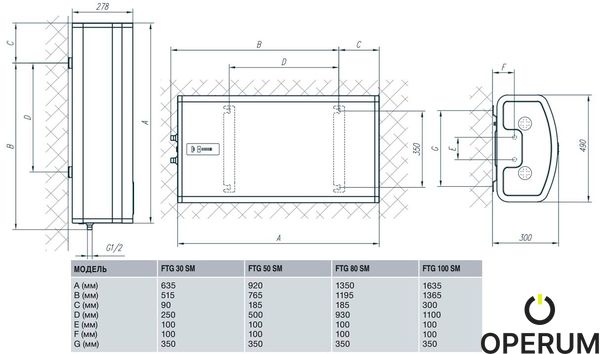 Водонагрівач Gorenje FTG80SMV9 (FTG80E5) 476920 фото