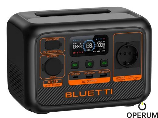 Портативна електростанція BLUETTI AC2P | 300W 230,4Wh