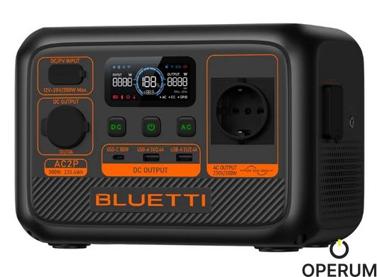 Портативна електростанція BLUETTI AC2P | 300W 230,4Wh