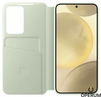 Чехол для смартф. SAMSUNG для S24 Smart View Wallet Case Light Green EF-ZS921CGEGWW