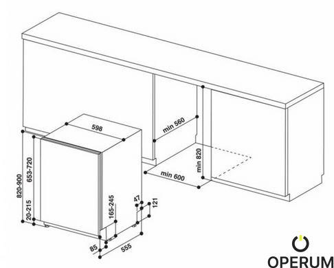 Посудомоечная машина Whirlpool WIO3T133PLE 869991603820 фото