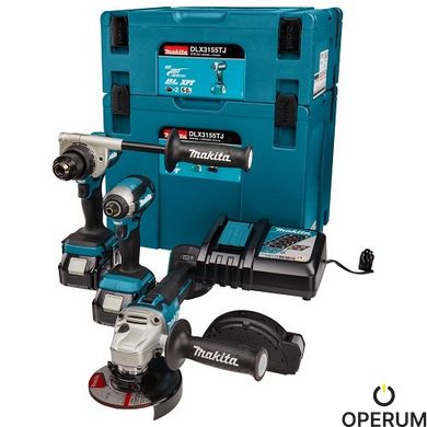 Набор аккумуляторных инструментов MAKITA DLX3155TJ(DLX3155TJ)