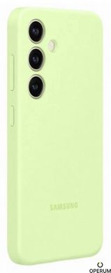 Чехол для смартф. SAMSUNG для S24+ Silicone Case Light Green EF-PS926TGEGWW