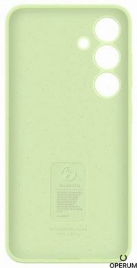 Чехол для смартф. SAMSUNG для S24+ Silicone Case Light Green EF-PS926TGEGWW