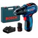 Дриль-шуруповерт акумуляторний BOSCH GSR 12V-30 2х2А/ч(06019G9000) 06019G9000