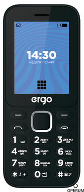 Мобільний телефон ERGO E241 Dual Sim (чорний)