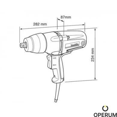 Гайковерт ударный Makita TW 0350(TW0350)