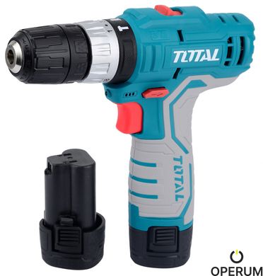 Шуруповерт TOTAL TIDLI1232 ударный 12V, Li-Ion, 2акк, чемодан TIDLI1232 фото