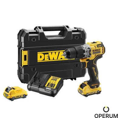 Дриль-шурупокрут акумуляторний безщітковий ударний DeWALT DCD706D2 DCD706D2 фото