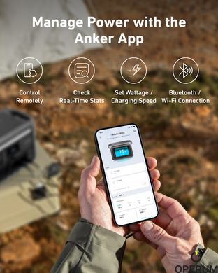 Зарядна станція ANKER SOLIX C800X - 768Wh/AC 1200W/100W