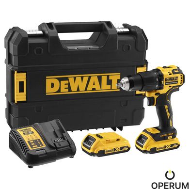 Дриль-шурупокрут акумуляторний безщітковий ударний DeWALT DCD709D2T DCD709D2T фото