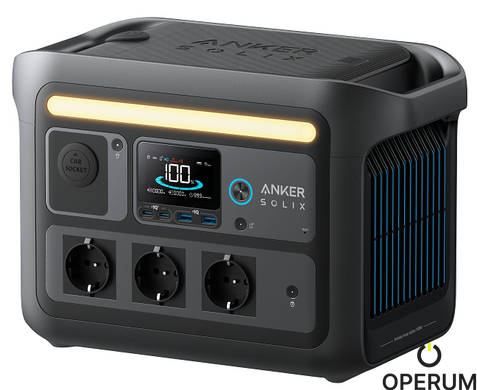 Зарядна станція ANKER SOLIX C800X - 768Wh/AC 1200W/100W