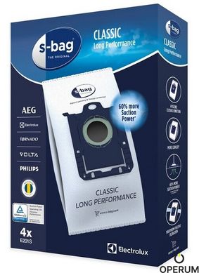 Мешки для пылесоса Electrolux E 201S S-bag Classic LongPerformance 4штх3.5 синт 900168458 фото