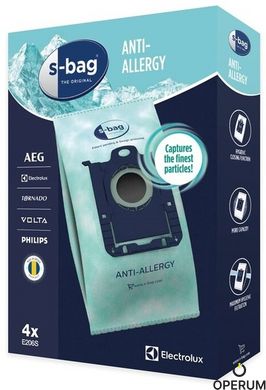 Мешки для пылесоса Electrolux E 206S S-bag Hygiene Anti-Allergy 4 штх3.5 л синт 900168460 фото