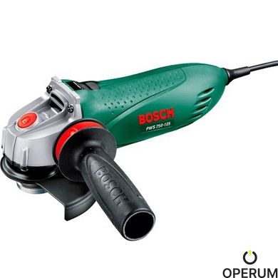 Кутова шліфувальна машина Bosch PWS 750-125 06033A2423 06033A2423 фото